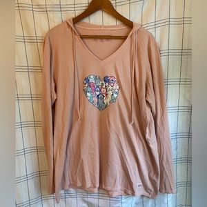 Life is Good dog shirt